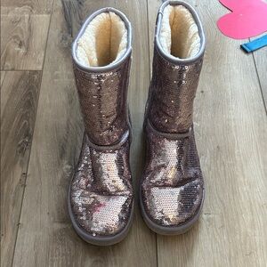 Sequin UGG boots